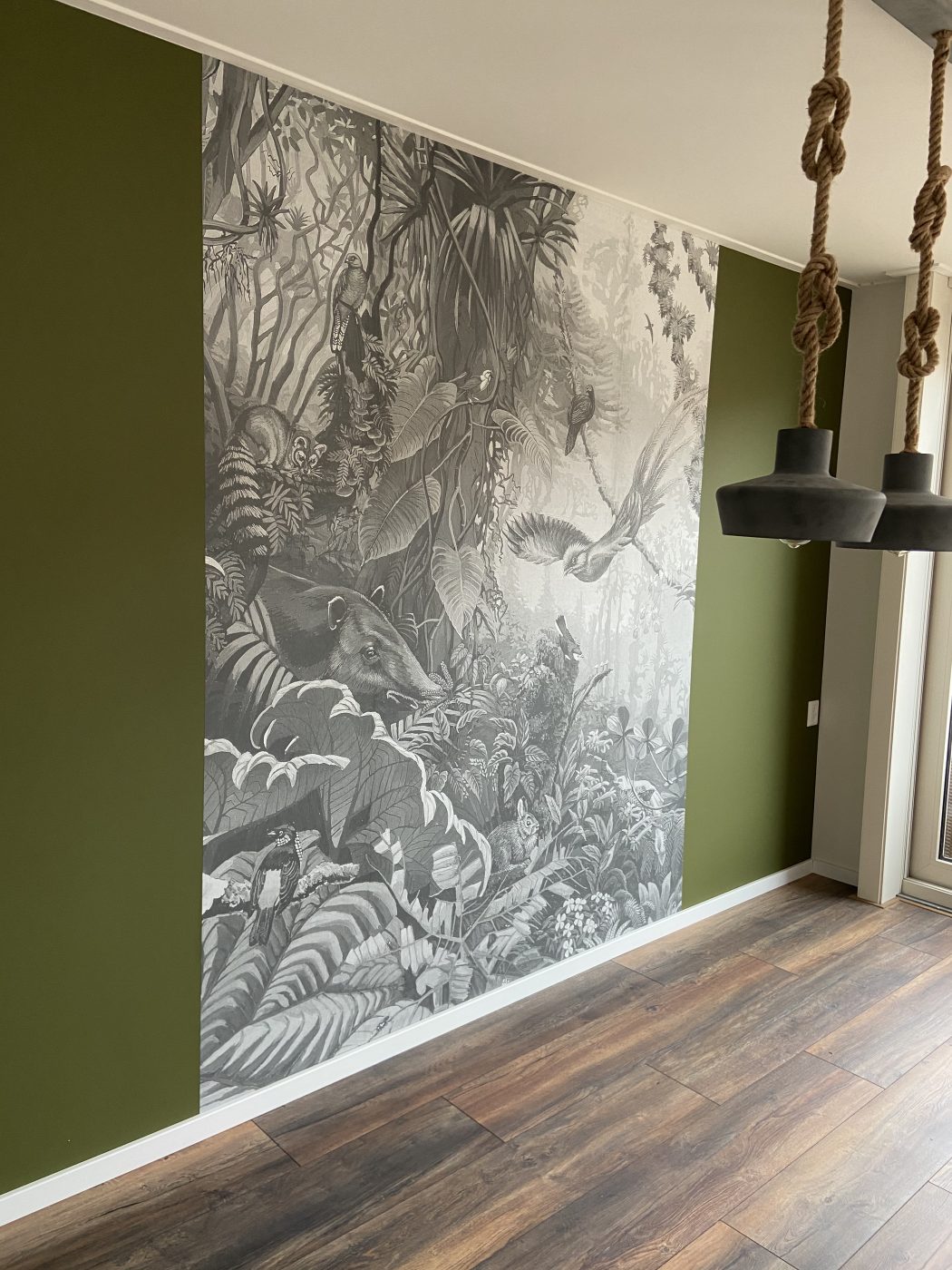 Mural behang, Keuken