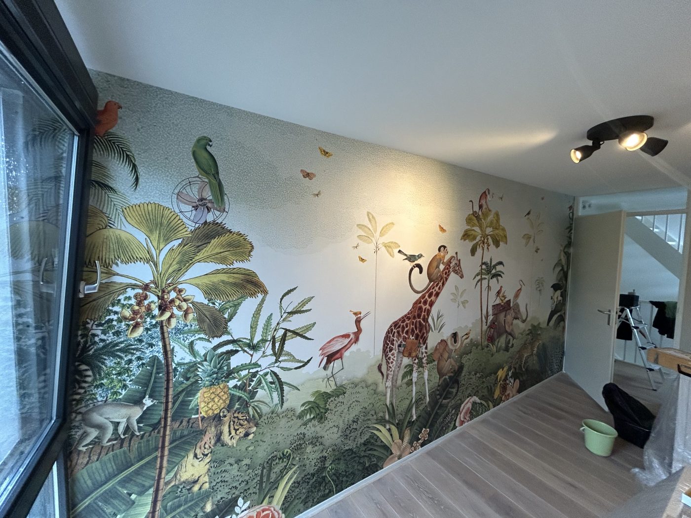 Wand in babykamer, Babykamer